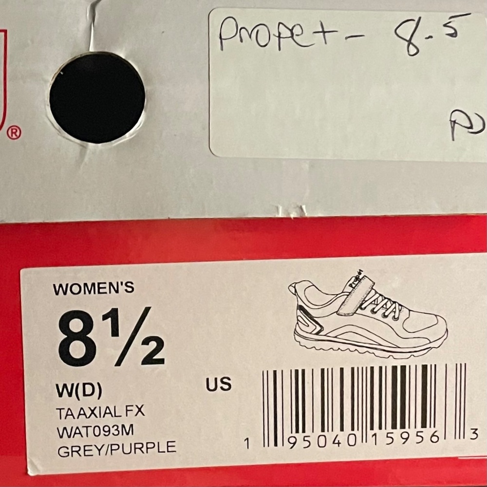 PROPET Axial mesh orthotic lightweight comfy gray sneakers women’s Size 8 1/2 - Picture 15 of 15